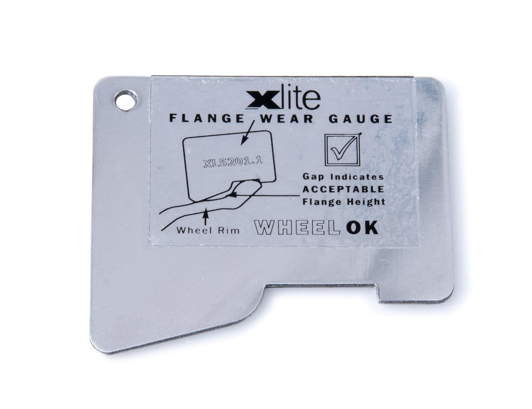 Flange wear guide