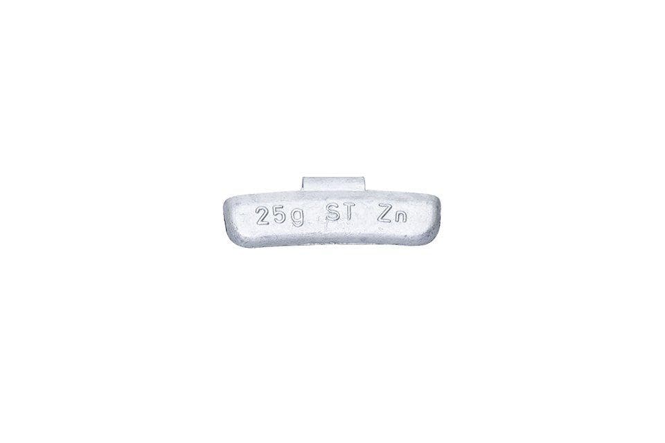 25g zink vikter PV med clips aluminium fälg