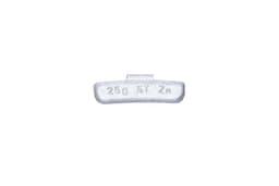 25g zink vikter PV med clips aluminium fälg