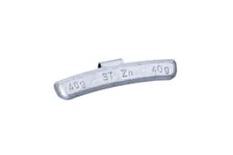 40g zink vikter PV med clips aluminium fälg