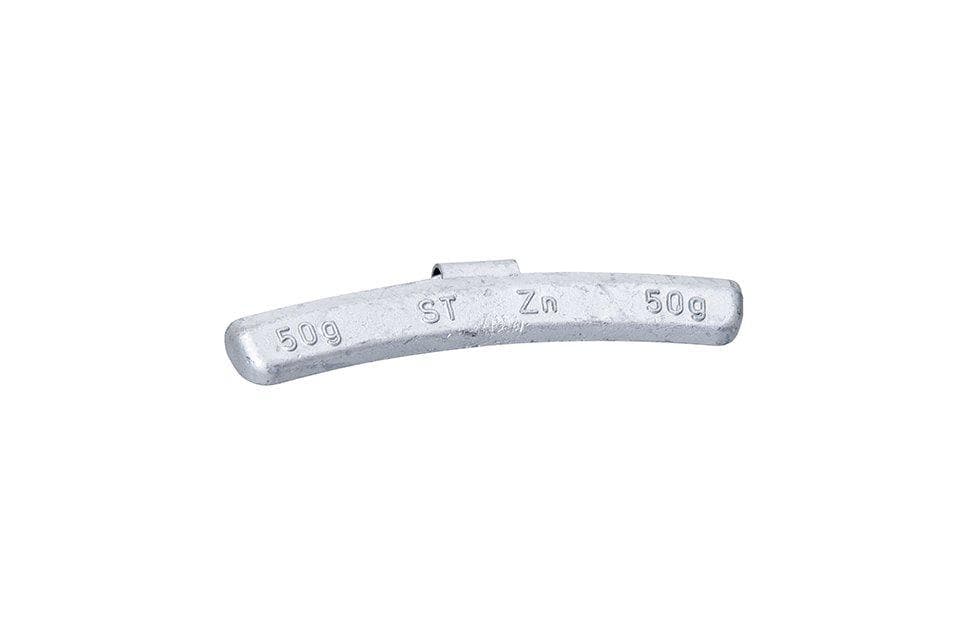 50g zink vikter PV med clips aluminium fälg