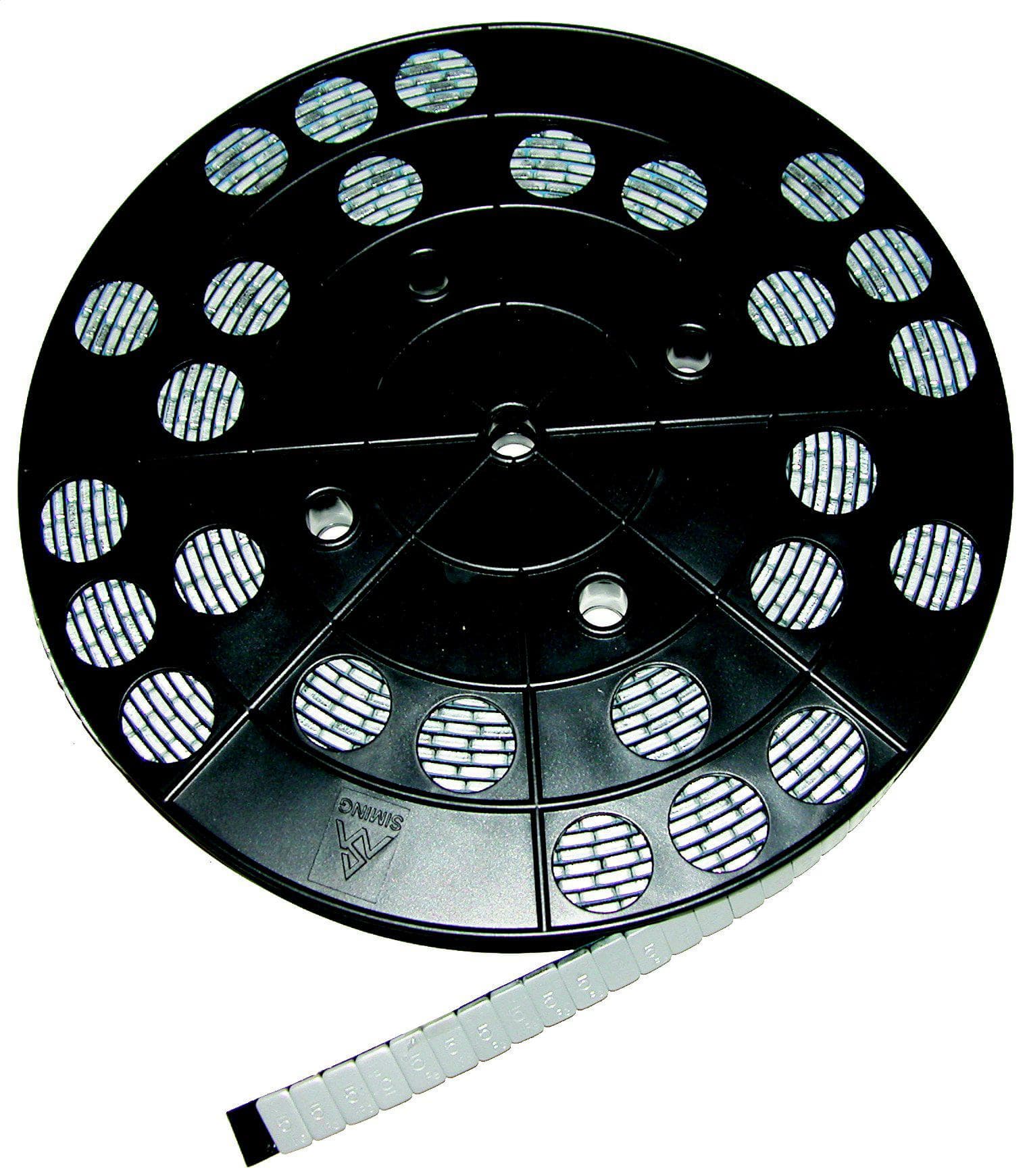 Klistervikt PV zink "4 Wheels" rulle  5 gr (5 kg)