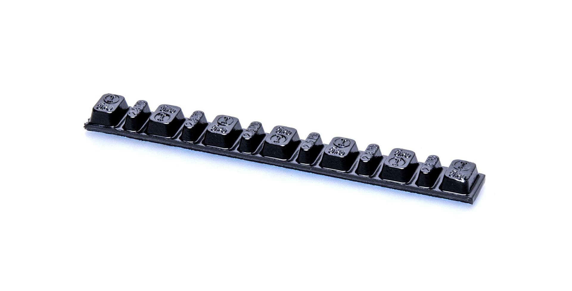 Klistervikt MC bly black 50g (7x5g 6x2,5g) 