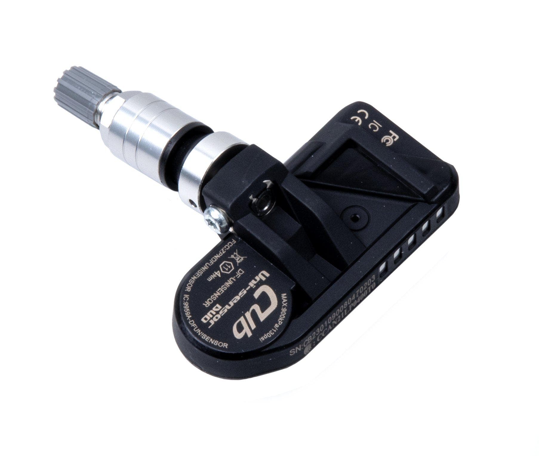 TPMS Dual Sensor (Wire/trådlös) Clamp-in Slv valve